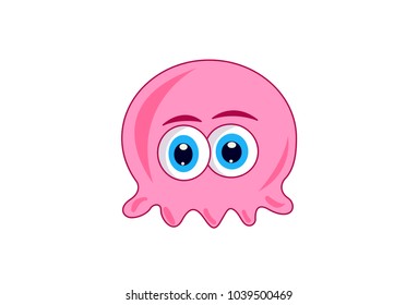 Cute Character . Vector illustration. Isolated on white background.