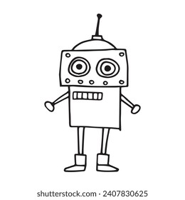cute character virus, bacteria. vector drawing in doodle style, cartoon.