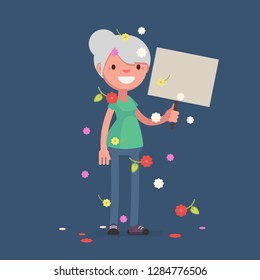 Cute characters celebrating vector illustration