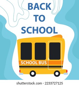 Cute characters and a concept of education for back to school