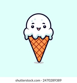 Cute characters designed to represent an ice cream brand or product are often used in marketing materials, product packaging and promotions to create an emotional connection with consumers.