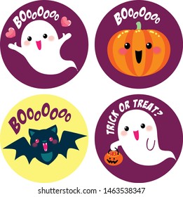 Cute characters for halloween decorations