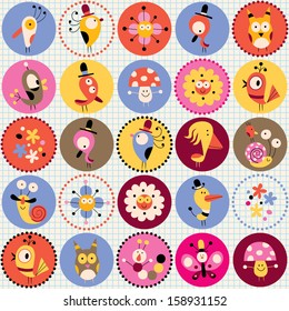 cute characters pattern