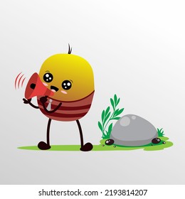 Cute characters that are relevant to any design and time-vector illustration