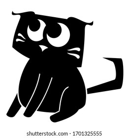 Cute, charming, funny kitten, perfect for animation.  Gary kitten will be happy to help you in your work!)