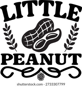 “Little Peanut” is a cute and charming typographic illustration designed with playful lettering and decorative elements. This design is perfect for baby-themed products, nursery decor, kids apparel, baby shower gifts, greeting cards, stickers, mugs, posters, and print-on-demand items. Its sweet and minimal style makes it ideal for celebrating newborns, toddlers, and little ones with love and warmth.
