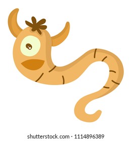 Cute Cheerful Virus, Germs and Bacteria Cartoon Character Illustration, suitable for Game Asset, Book Illustration, Infographic, Health Poster and Other Related Graphic Purpose