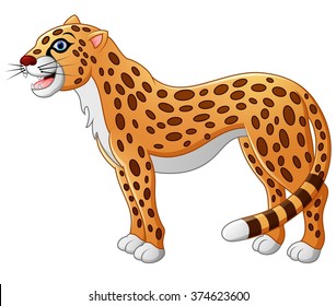 Cute cheetah cartoon