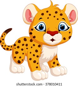 Cute cheetah cartoon