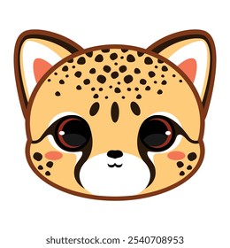 Cute Cheetah with spotted fur