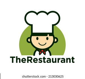 Cute Chef Character Icon, Vector