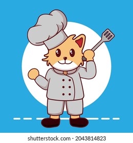 perro cocinero lindo