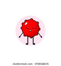Cute cherry fruit vector design