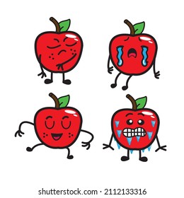 cute cherry mascot. Indonesia, salatiga city 25 january 2022