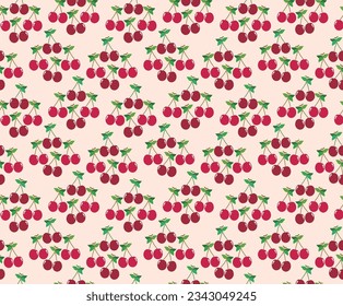 It's a cute cherry pattern.