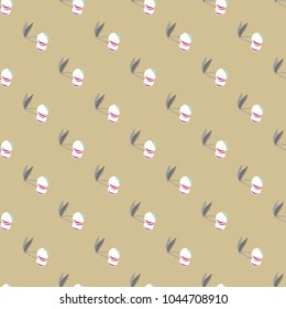 Cute cherry seamless pattern. Good for textile wrapping and wallpapers. Sweet ripe cherries background.