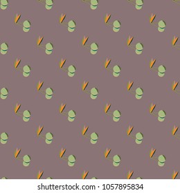 Cute cherry seamless pattern. Good for textile wrapping and wallpapers. Sweet ripe cherries background.