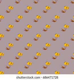 Cute cherry seamless pattern. Good for textile wrapping and wallpapers. Sweet ripe cherries background.