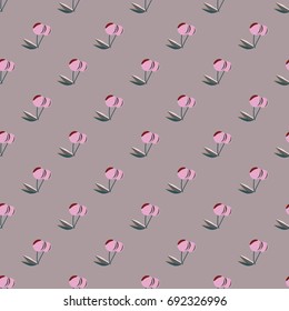 Cute cherry seamless pattern. Good for textile wrapping and wallpapers. Sweet ripe cherries background.