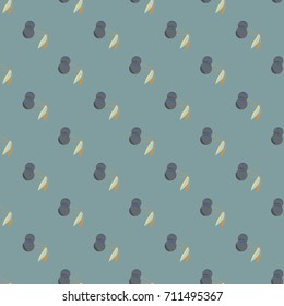 Cute cherry seamless pattern. Good for textile wrapping and wallpapers. Sweet ripe cherries background.