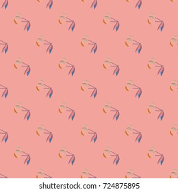 Cute cherry seamless pattern. Good for textile wrapping and wallpapers. Sweet ripe cherries background.