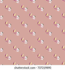 Cute cherry seamless pattern. Good for textile wrapping and wallpapers. Sweet ripe cherries background.