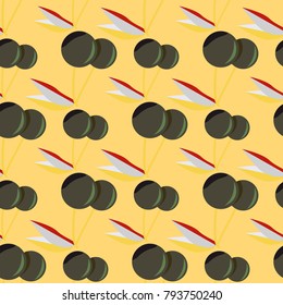 Cute cherry seamless pattern. Good for textile wrapping and wallpapers. Sweet ripe cherries background.