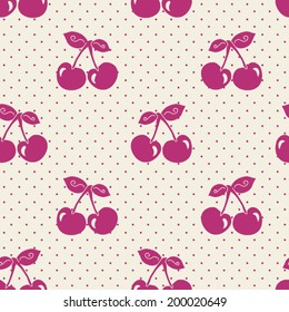 Cute Cherry Seamless Repeat