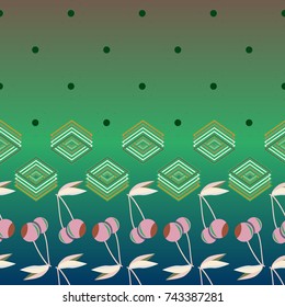 Cute cherry texture pattern. Good for textile wrapping and wallpapers, etc. Sweet ripe cherries background.