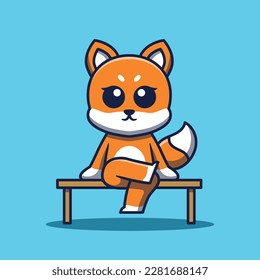 Cute Chibi Fox Mascot