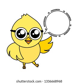 cute chick cartoon