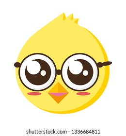 cute chick head