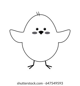 cute chicken icon