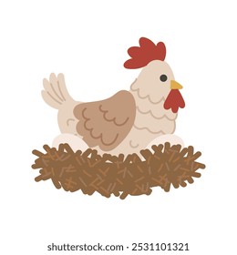 Cute Chicken Illustration - 07