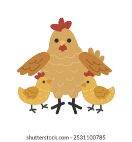 Cute Chicken Illustration - 10
