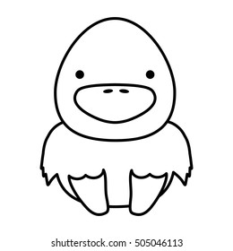 cute chicken isolated icon vector illustration design