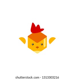 Cute Chicken Logo can use for restaurant brand or any place who sell chicken food