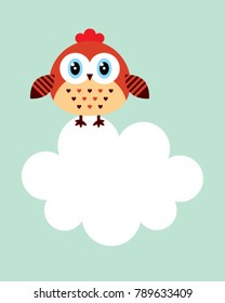 cute chicken message