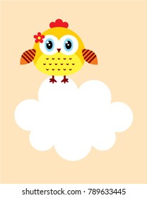 cute chicken message