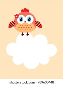 cute chicken message