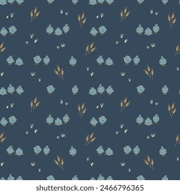 Cute chicken Seamless Pattern, Cartoon Doodle chickens Background vector Illustration.