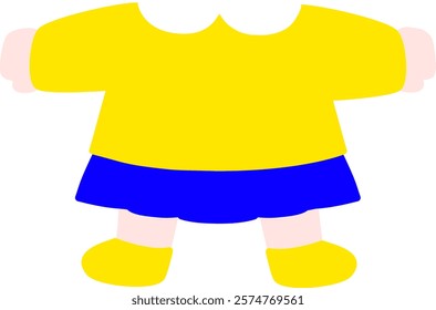 Cute Child Composite Vector Image