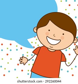 cute child design, vector illustration eps10 graphic 