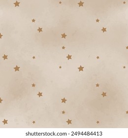 Lindo patrón infantil con estrellas. Adecuado para envolver papel, textil o fondo.