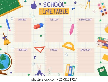 9,249 Cute timetable Images, Stock Photos & Vectors | Shutterstock