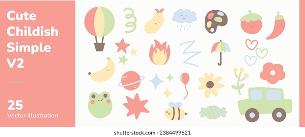 Cute Childish Simple Pastel Graphic 2