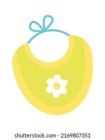 Cute children bib. Vector illustration