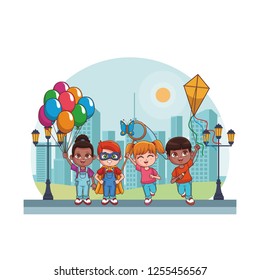 cute children cartoon