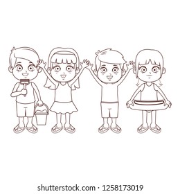 cute children cartoon