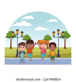 cute children cartoon